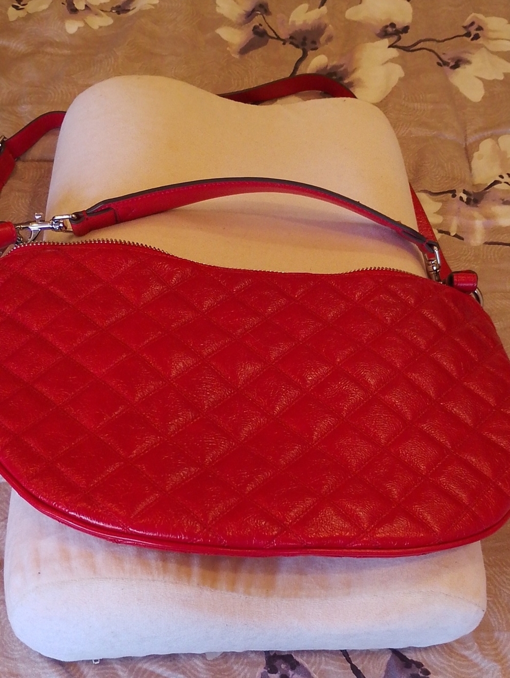 Aimee Kestenberg Quilted Red Women’s Crossbody or Shoulder Bag